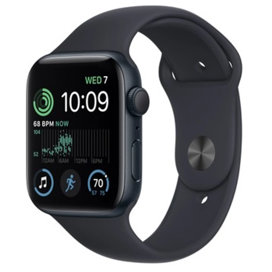 APPLE WATCH SE 2 (2024) GPS 40MM BLACK ALU -BLACK SILICON BAND S/M